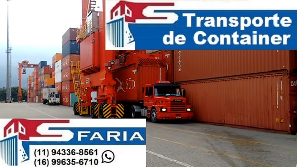 Transporte de container em Guarujá SP