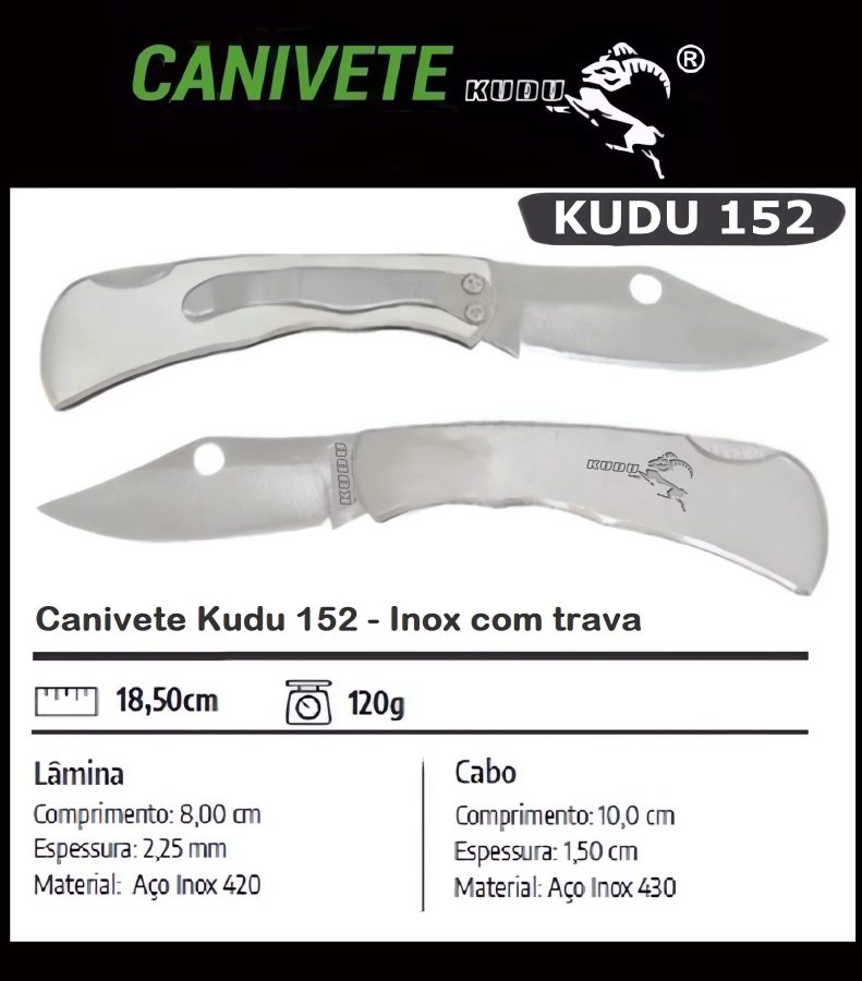 Canivete Kudu 152