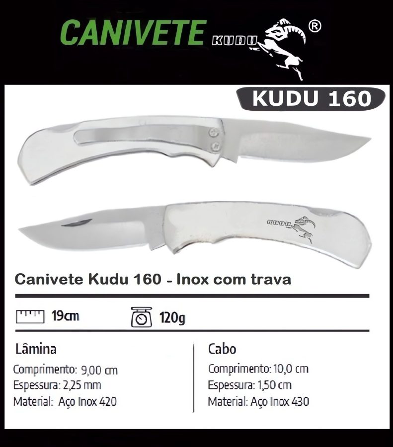 Canivete Kudu 160